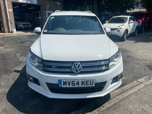 Volkswagen Tiguan 2.0 Tdi Bluemotion Tech R-line Suv Manu MV64KEU White #2