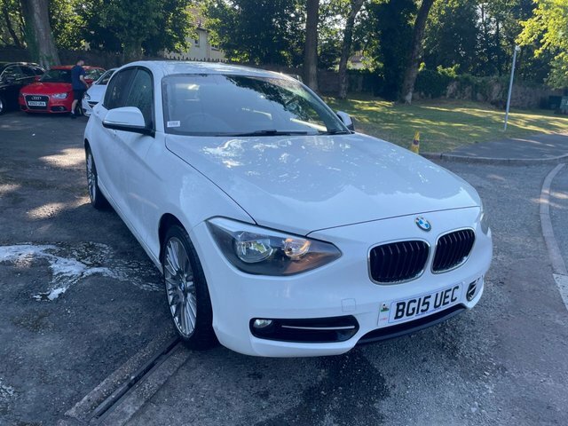 BMW 1 Series 2.0 116D Sport Hatchback Euro 5 White #2