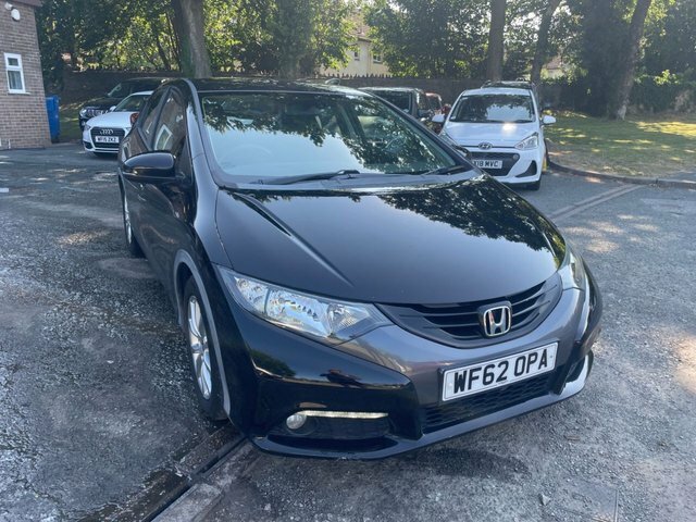 Honda Civic 1.8 I-vtec Es Hatchback Euro 5 WF62OPA Black #2