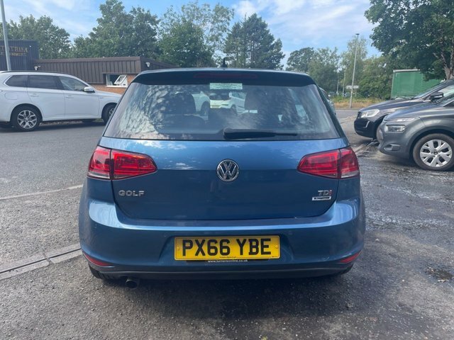 Volkswagen Golf 1.6 Tdi Bluemotion Tech Match Edition Hatchback PX66YBE Blue #5
