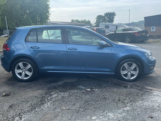 Volkswagen Golf 1.6 Tdi Bluemotion Tech Match Edition Hatchback PX66YBE Blue #3