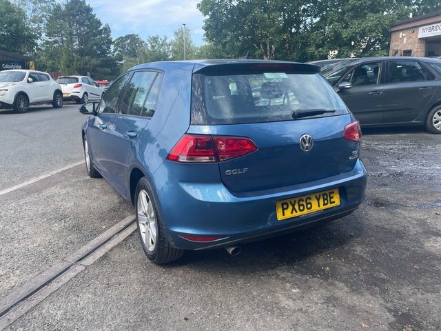 Volkswagen Golf 1.6 Tdi Bluemotion Tech Match Edition Hatchback PX66YBE Blue #6