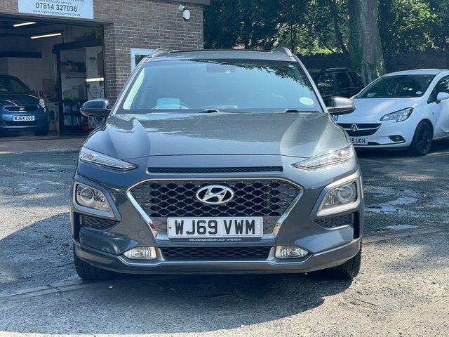 Hyundai Kona 1.0 T-gdi Blue Drive Premium Se Suv Man WJ69VWM Grey #3