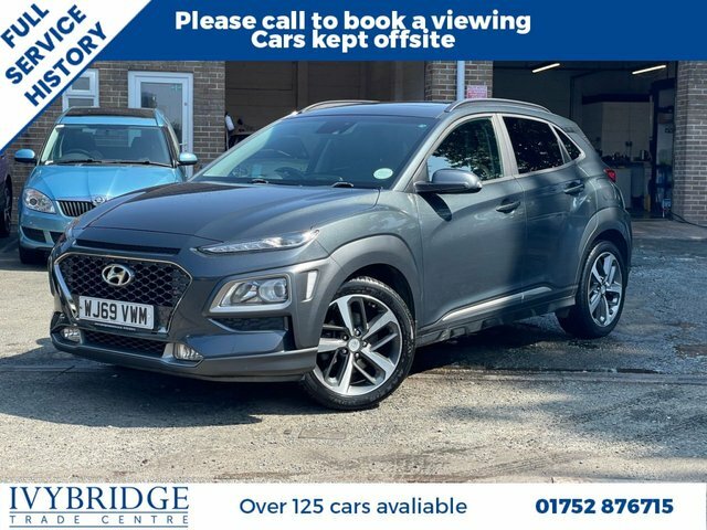 Hyundai Kona 1.0 T-gdi Blue Drive Premium Se Suv Man WJ69VWM Grey