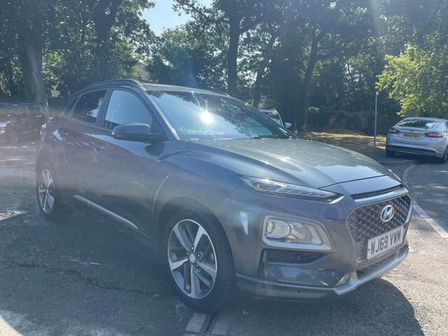 Hyundai Kona 1.0 T-gdi Blue Drive Premium Se Suv Man WJ69VWM Grey #4