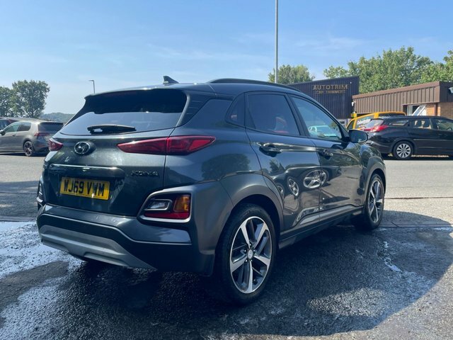 Hyundai Kona 1.0 T-gdi Blue Drive Premium Se Suv Man WJ69VWM Grey #6