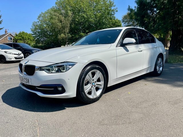 BMW 3 Series Saloon NJ18CSV White #3