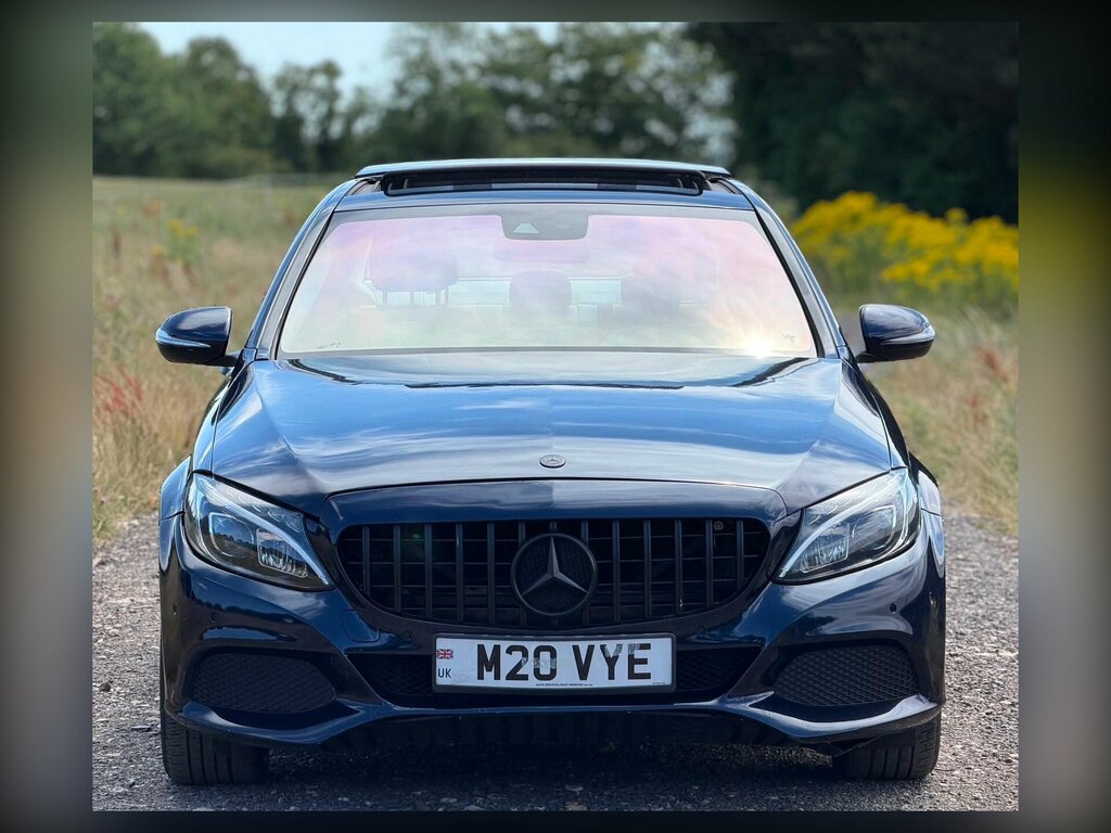 Mercedes-Benz C Class 2.1 C220d Sport Premium Plus 7G-tronic Euro 6 Blue #2