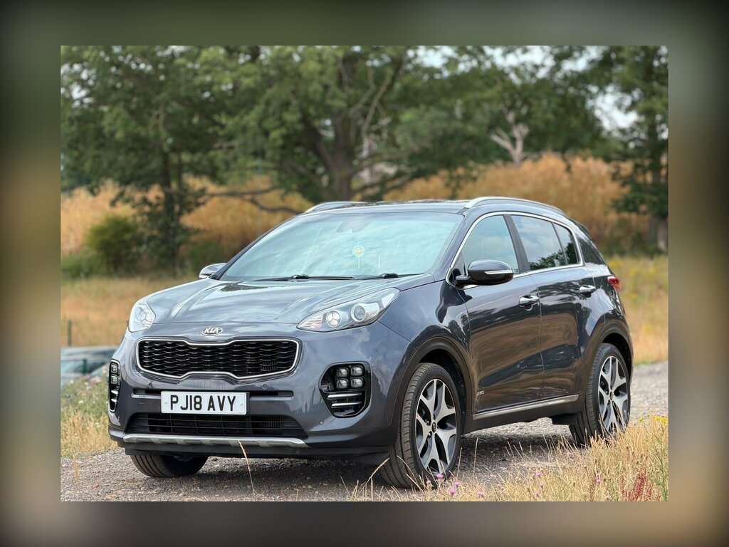 Kia Sportage 2.0 Crdi Gt-line Awd Euro 6 Silver #2