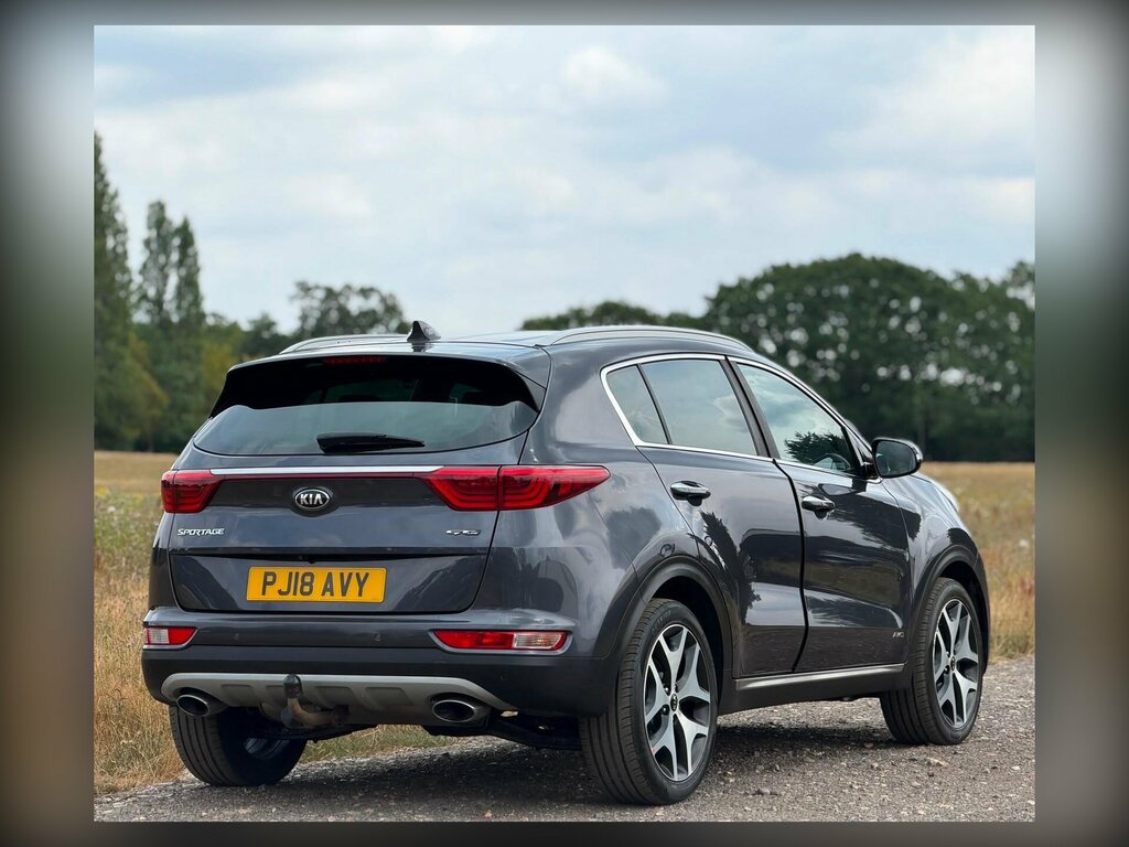 Kia Sportage 2.0 Crdi Gt-line Awd Euro 6 Silver #4