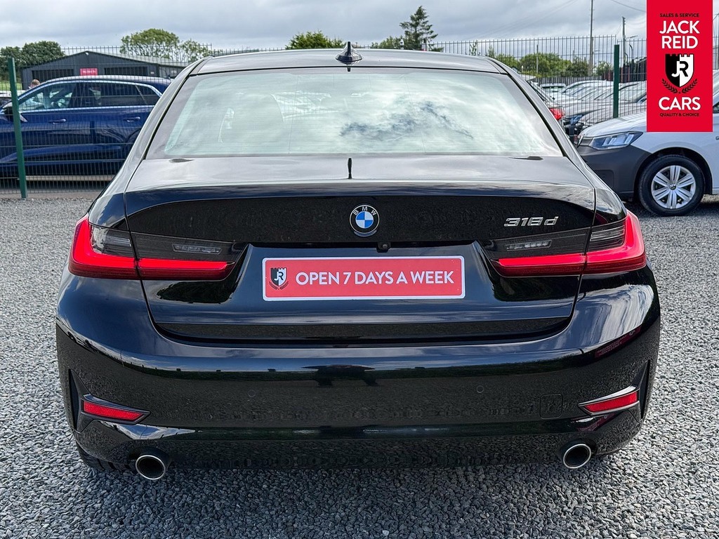 BMW 3 Series Saloon LG21AGM Black #3