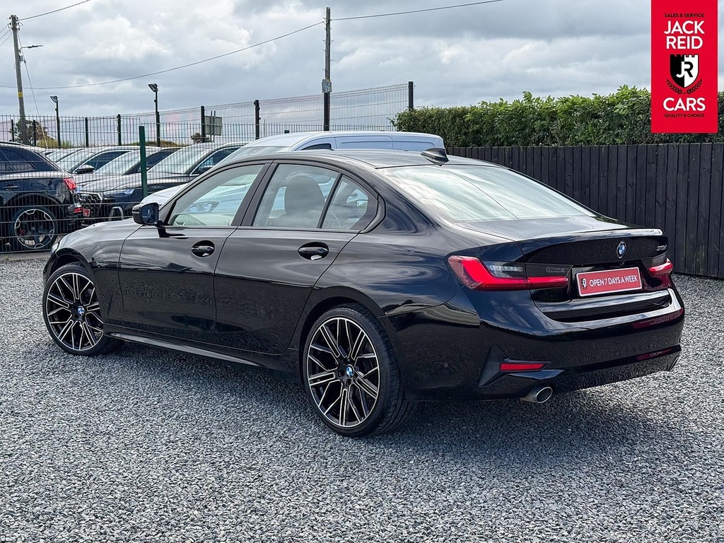 BMW 3 Series Saloon LG21AGM Black #2