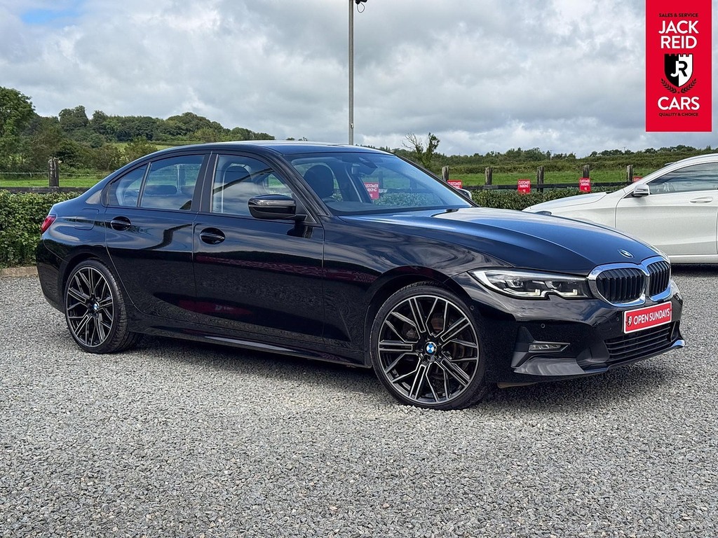 BMW 3 Series Saloon LG21AGM Black #6