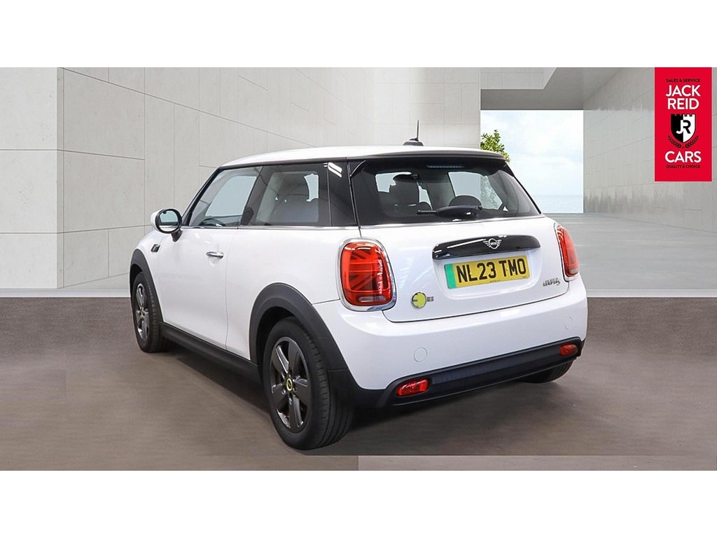 Mini Electric Hatchback White #5