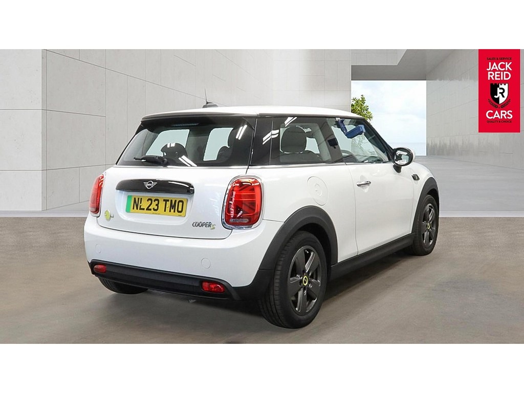 Mini Electric Hatchback White #6