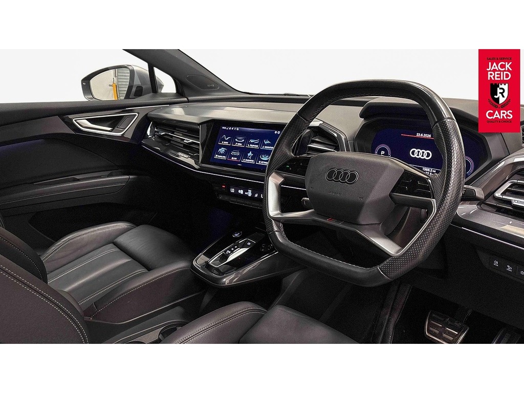 Audi Q4 E Tron Suv Silver #2