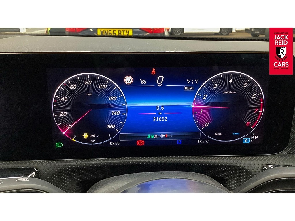 Mercedes-Benz A Class Hatchback LR74GYW White #3