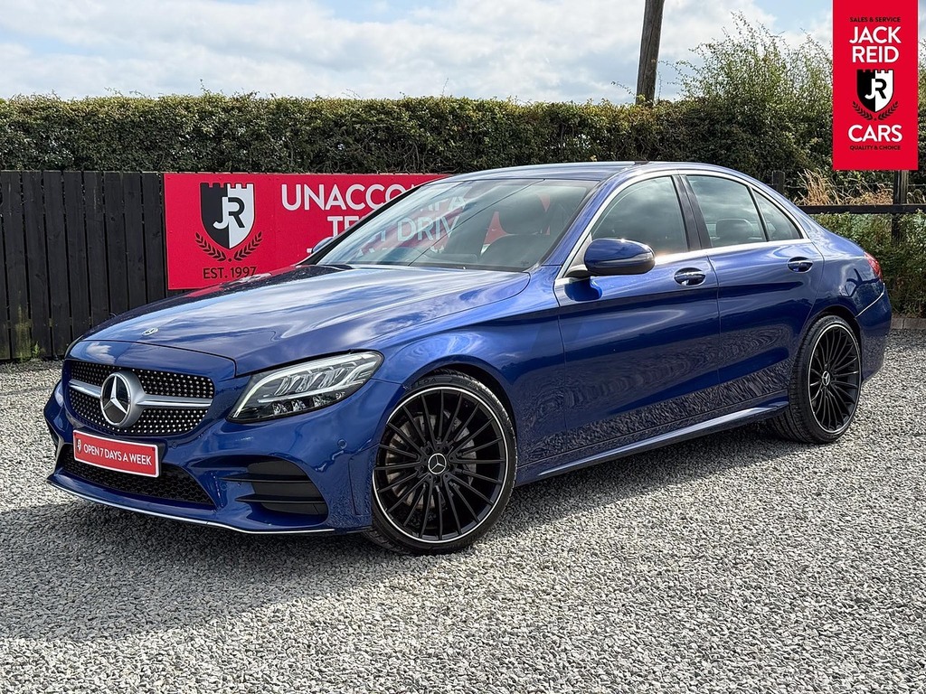 Mercedes-Benz C Class C200d Amg Line Black #1