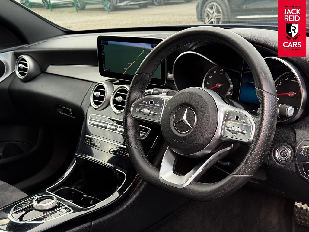 Mercedes-Benz C Class C200d Amg Line Black #8