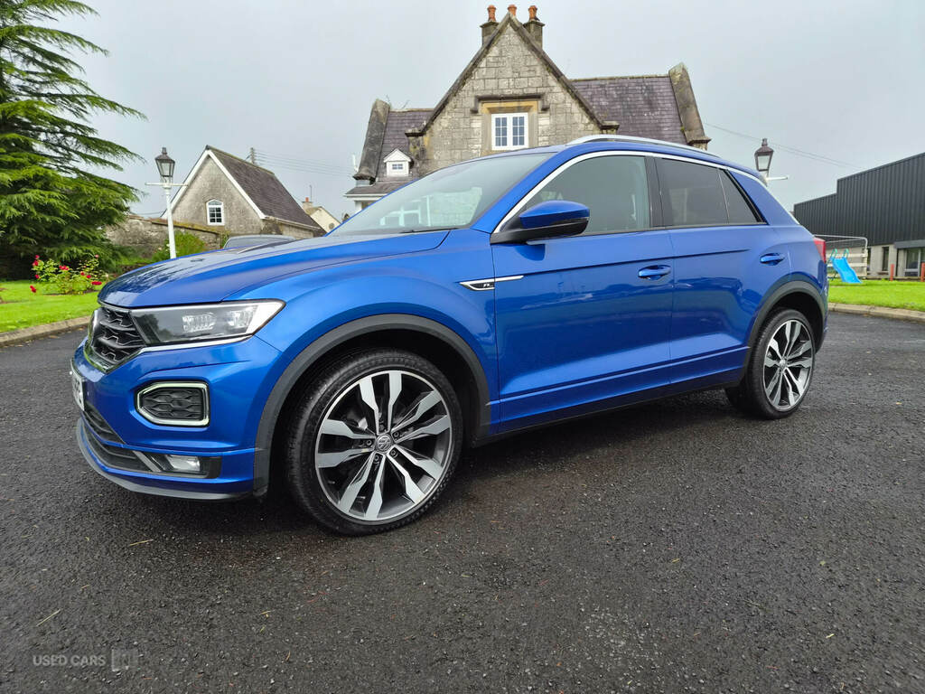 Volkswagen T-Roc 2.0 Tdi R-line Dsg KP69HPE Blue #3