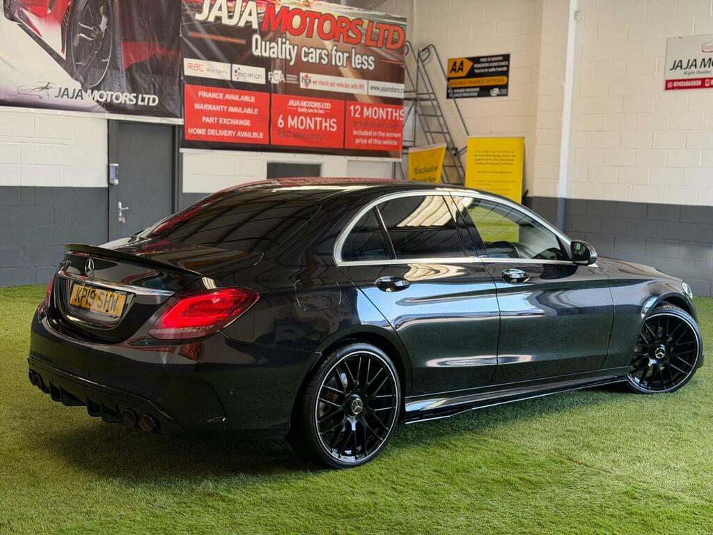 Mercedes-Benz C Class Saloon 2.0 C220d Amg Line Premium G-tronic Euro KP19SHW Black #6