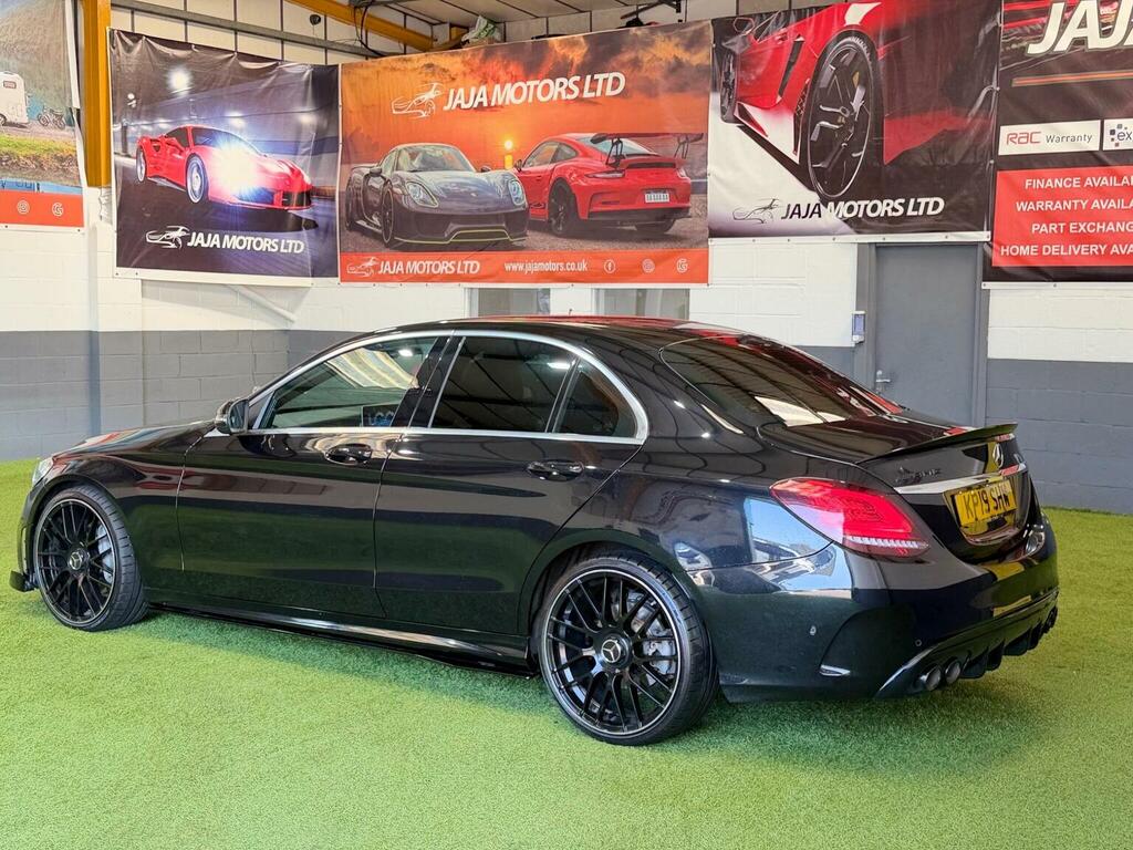 Mercedes-Benz C Class Saloon 2.0 C220d Amg Line Premium G-tronic Euro KP19SHW Black #4