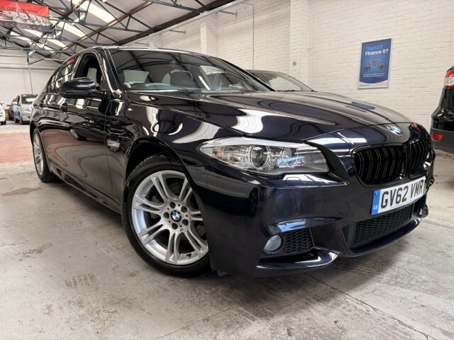 BMW 5 Series Saloon 2.0 520D M Sport Saloon 2012 Black
