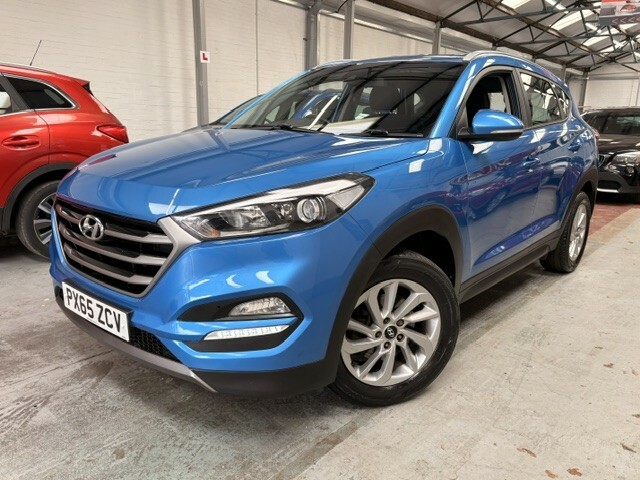 Hyundai Tucson Suv 1.7 Crdi Blue Drive Se Nav 2015 PX65ZCV Blue #2