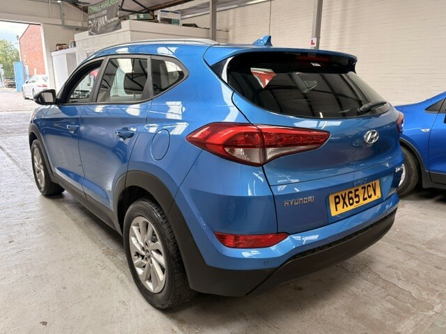 Hyundai Tucson Suv 1.7 Crdi Blue Drive Se Nav 2015 PX65ZCV Blue #3