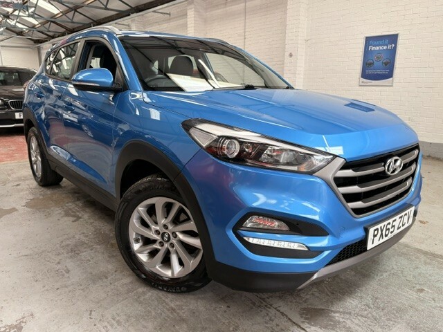 Hyundai Tucson Suv 1.7 Crdi Blue Drive Se Nav 2015 PX65ZCV Blue