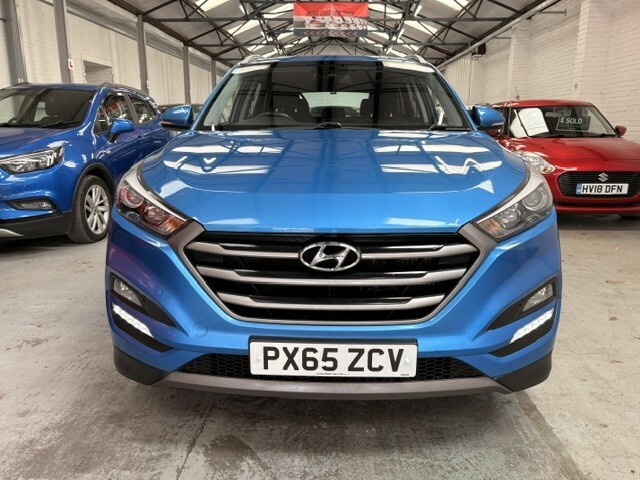 Hyundai Tucson Suv 1.7 Crdi Blue Drive Se Nav 2015 PX65ZCV Blue #5