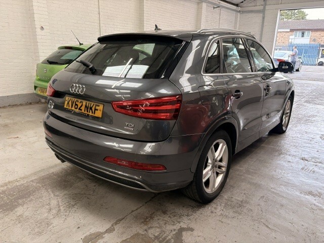 Audi Q3 Suv 2.0 Tdi S Line 2012 KV62NKF Grey #4