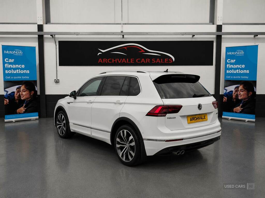 Volkswagen Tiguan 2.0 Tdi 190 4Motion R-line Dsg White #6