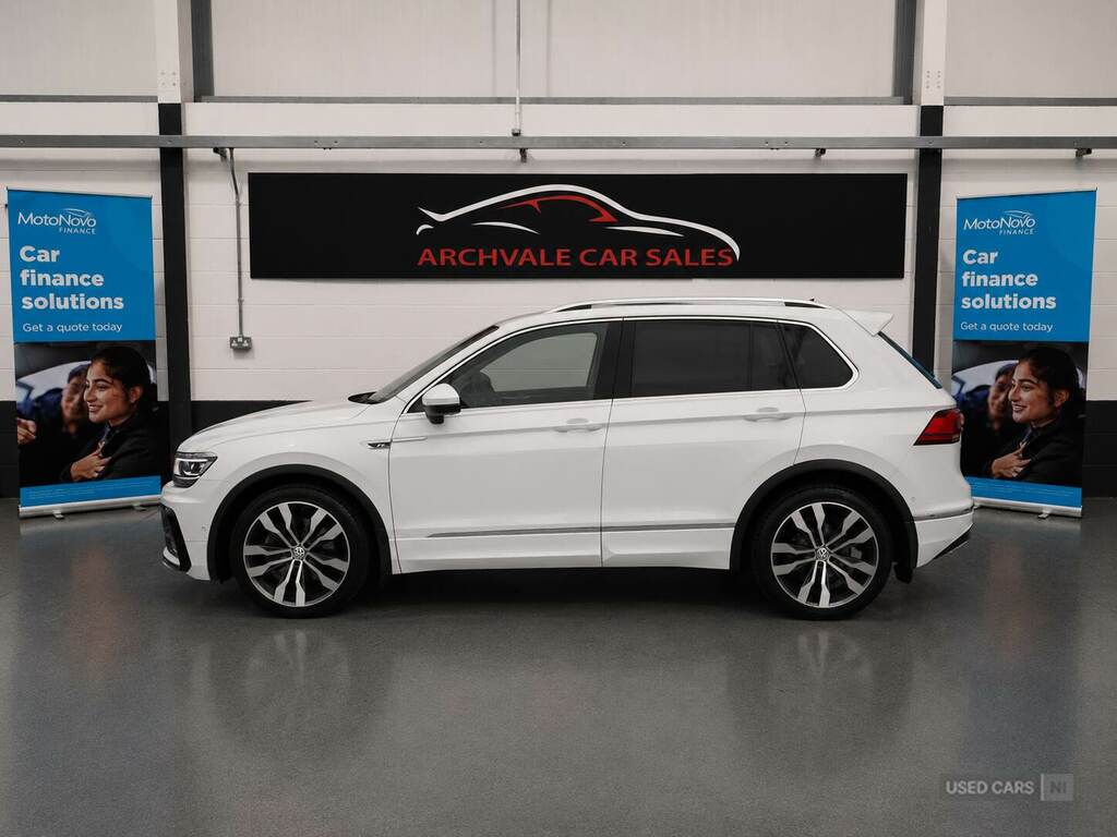 Volkswagen Tiguan 2.0 Tdi 190 4Motion R-line Dsg White #5
