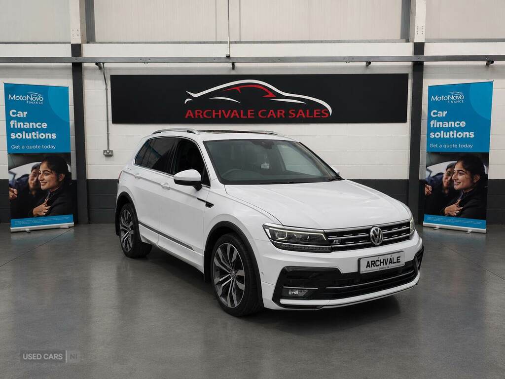 Volkswagen Tiguan 2.0 Tdi 190 4Motion R-line Dsg White