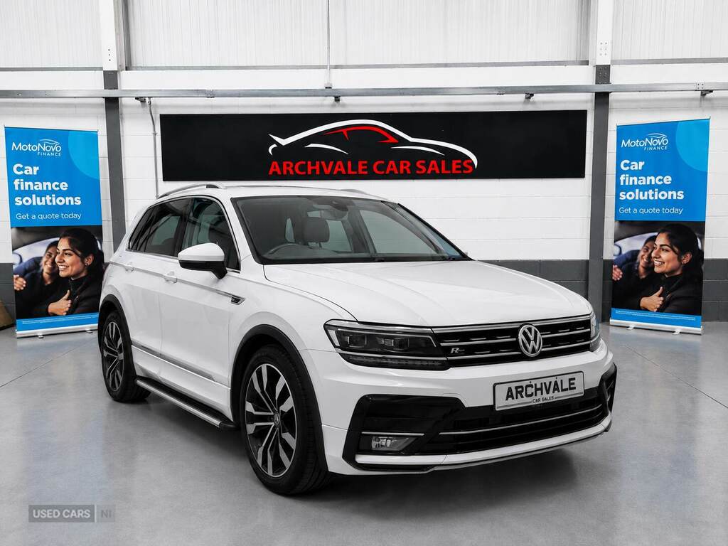 Volkswagen Tiguan 2.0 Tdi 150 4Motion R-line Dsg White