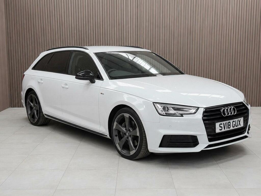 Audi A4 Avant 2.0 Tdi Black Edition S Tronic Quattro Euro 6 Ss White