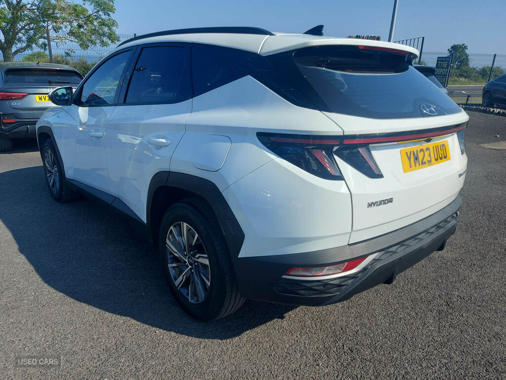 Hyundai Tucson 1.6 Tgdi 48V Mhd Se Connect 2Wd Dct YM23UUD White #4