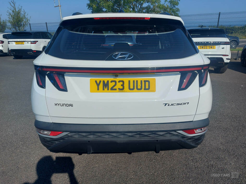 Hyundai Tucson 1.6 Tgdi 48V Mhd Se Connect 2Wd Dct YM23UUD White #5