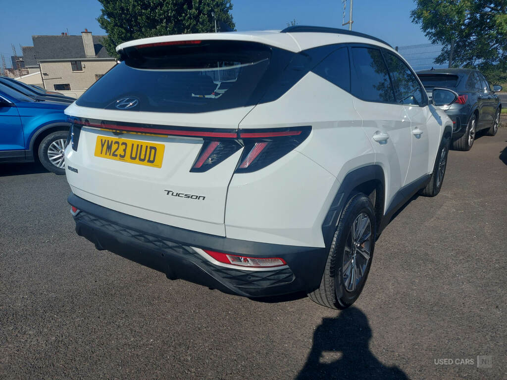 Hyundai Tucson 1.6 Tgdi 48V Mhd Se Connect 2Wd Dct YM23UUD White #3