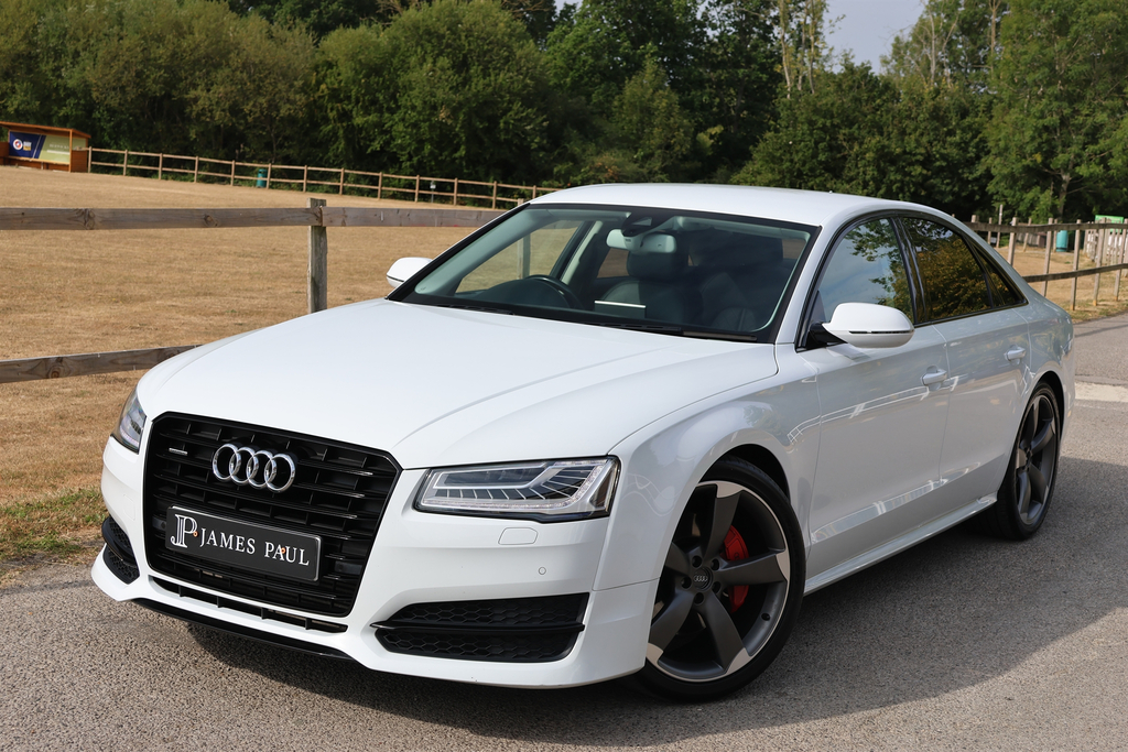 Audi A8 4.1L Tdi Quattro Black Edition 380 Bhp Black #11