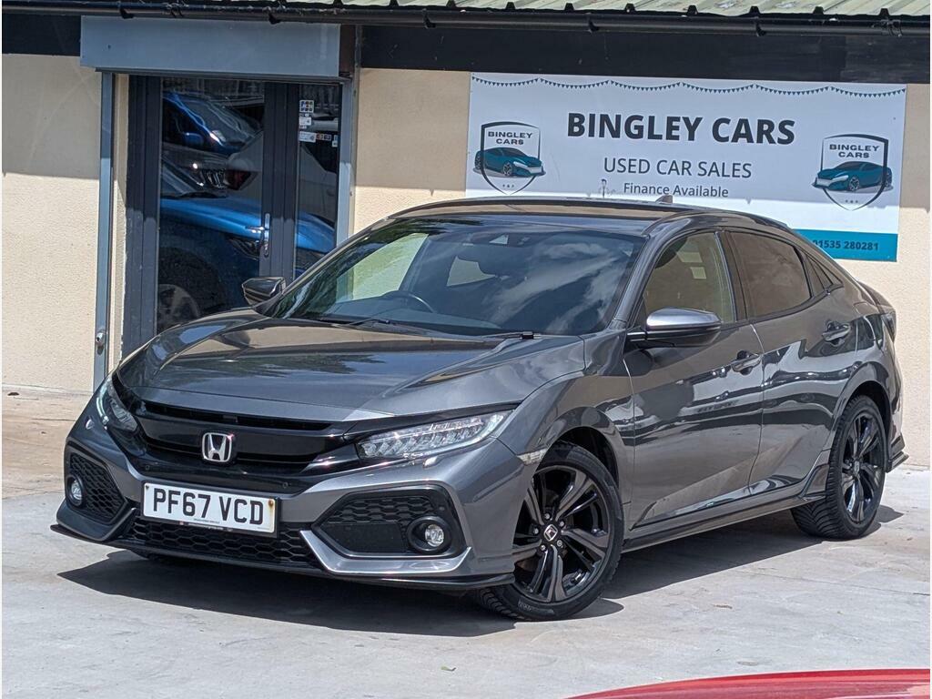 Honda Civic 1.5 Vtec Turbo Sport Euro 6 S S PF67VCD Grey #2