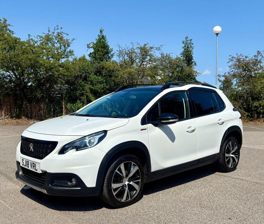 Peugeot 2008 1.6 Bluehdi Gt Line Euro 6 White #3