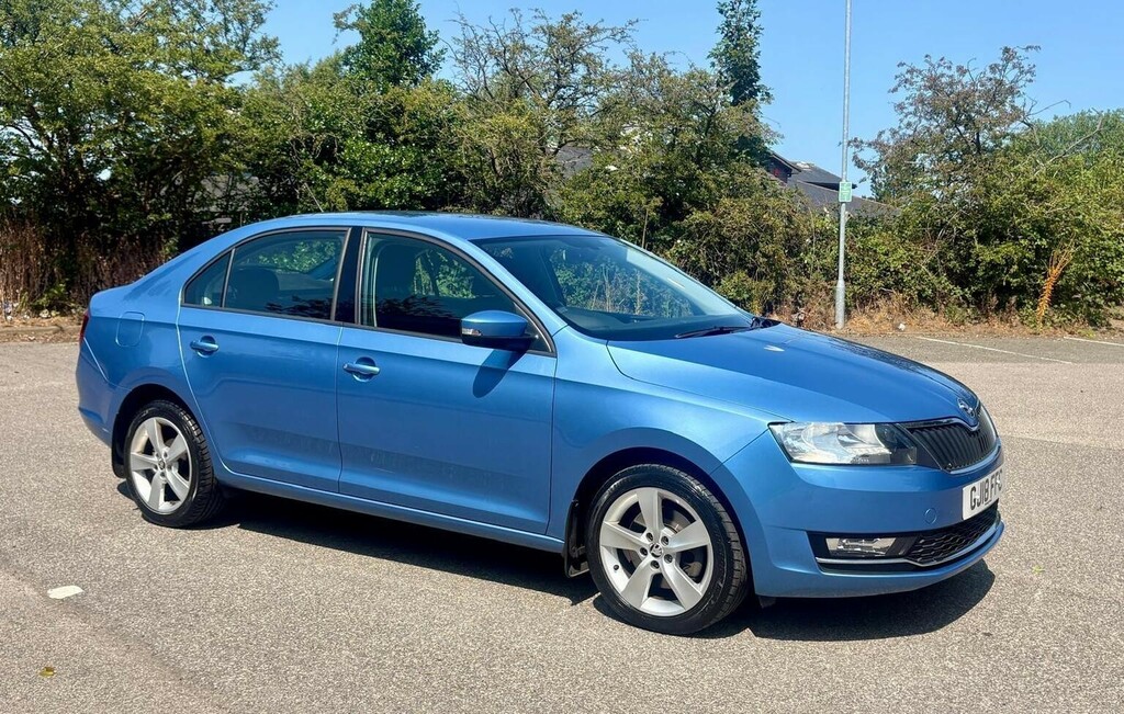 Skoda Rapid Skoda Hatchback 1.0 Tsi 110 Se Tech Blue #7