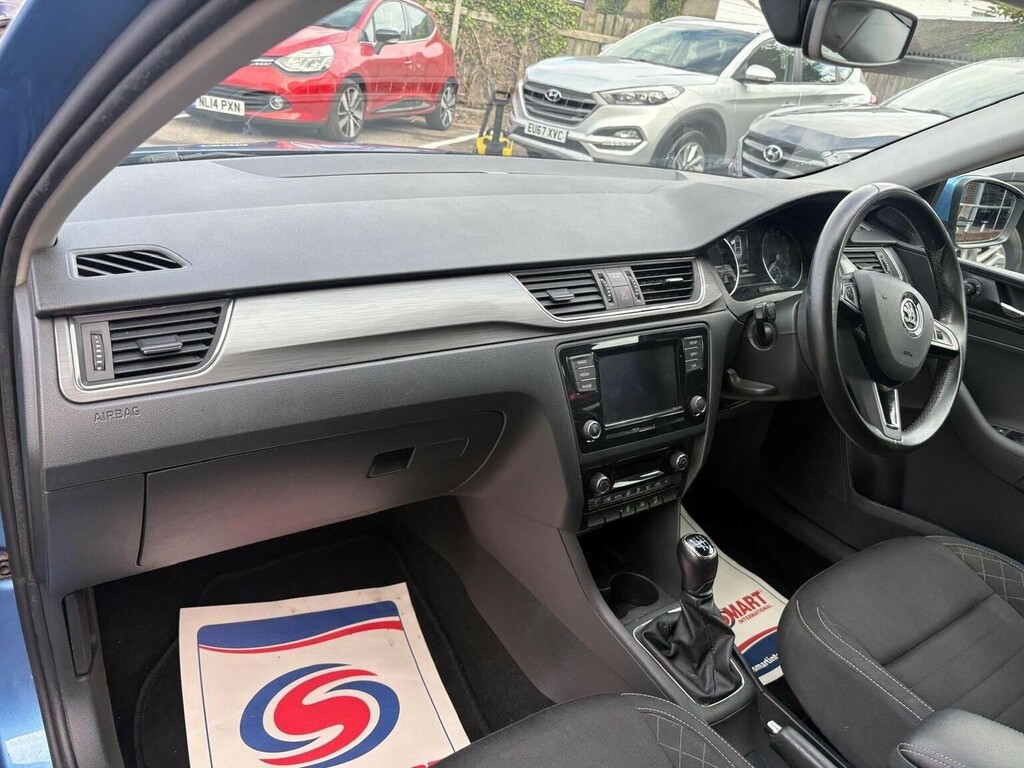 Skoda Rapid Skoda Hatchback 1.0 Tsi 110 Se Tech Blue #33