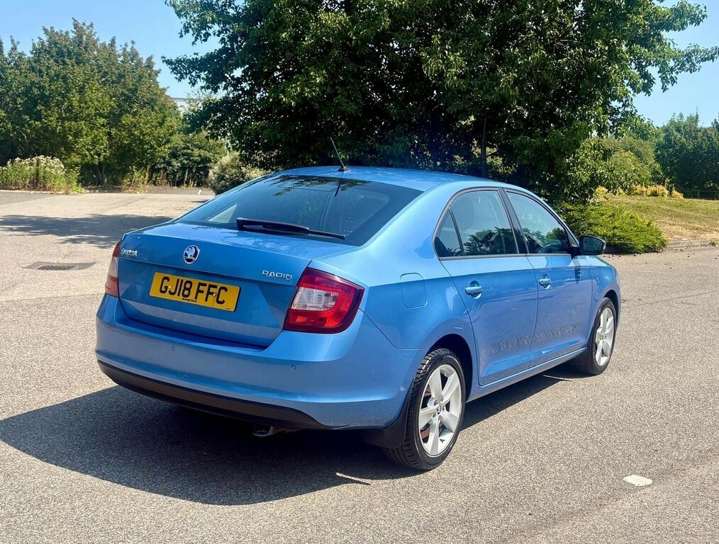 Skoda Rapid Skoda Hatchback 1.0 Tsi 110 Se Tech Blue #14