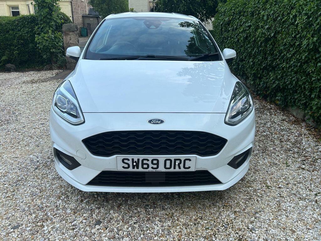 Ford Fiesta 1.0T Ecoboost St-line X Euro 6 S S White #4