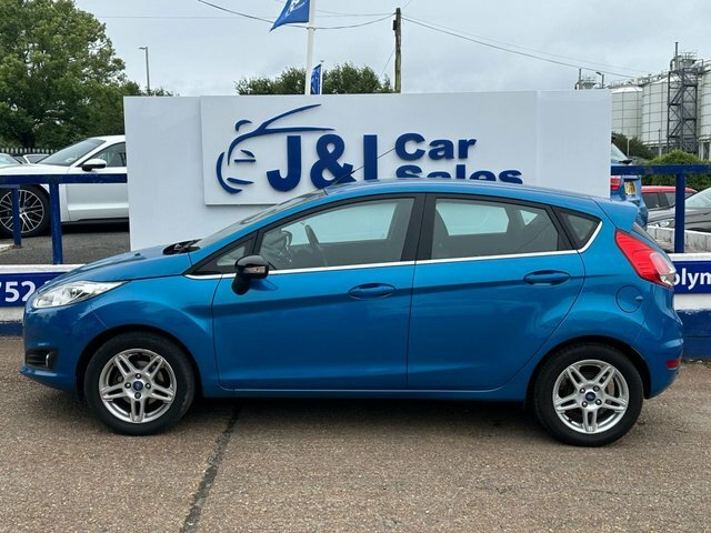 Ford Fiesta 1.0T Ecoboost Zetec Hatchback Eu LX63UXD Blue #3