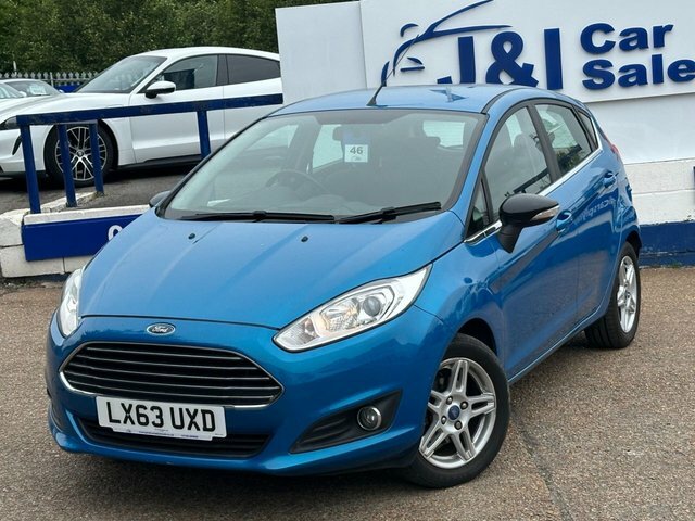 Ford Fiesta 1.0T Ecoboost Zetec Hatchback Eu LX63UXD Blue #2