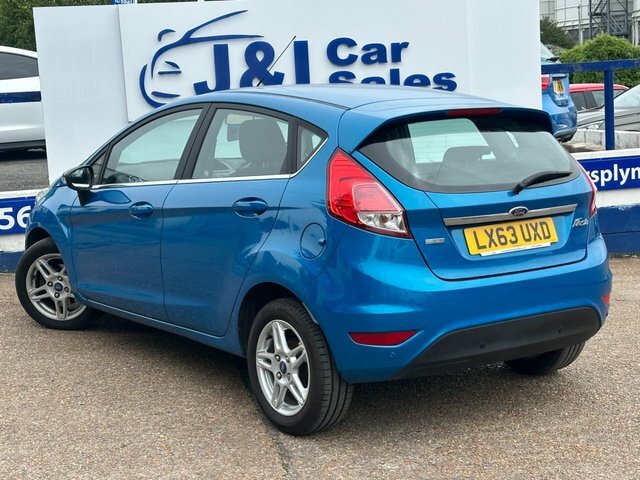 Ford Fiesta 1.0T Ecoboost Zetec Hatchback Eu LX63UXD Blue #5